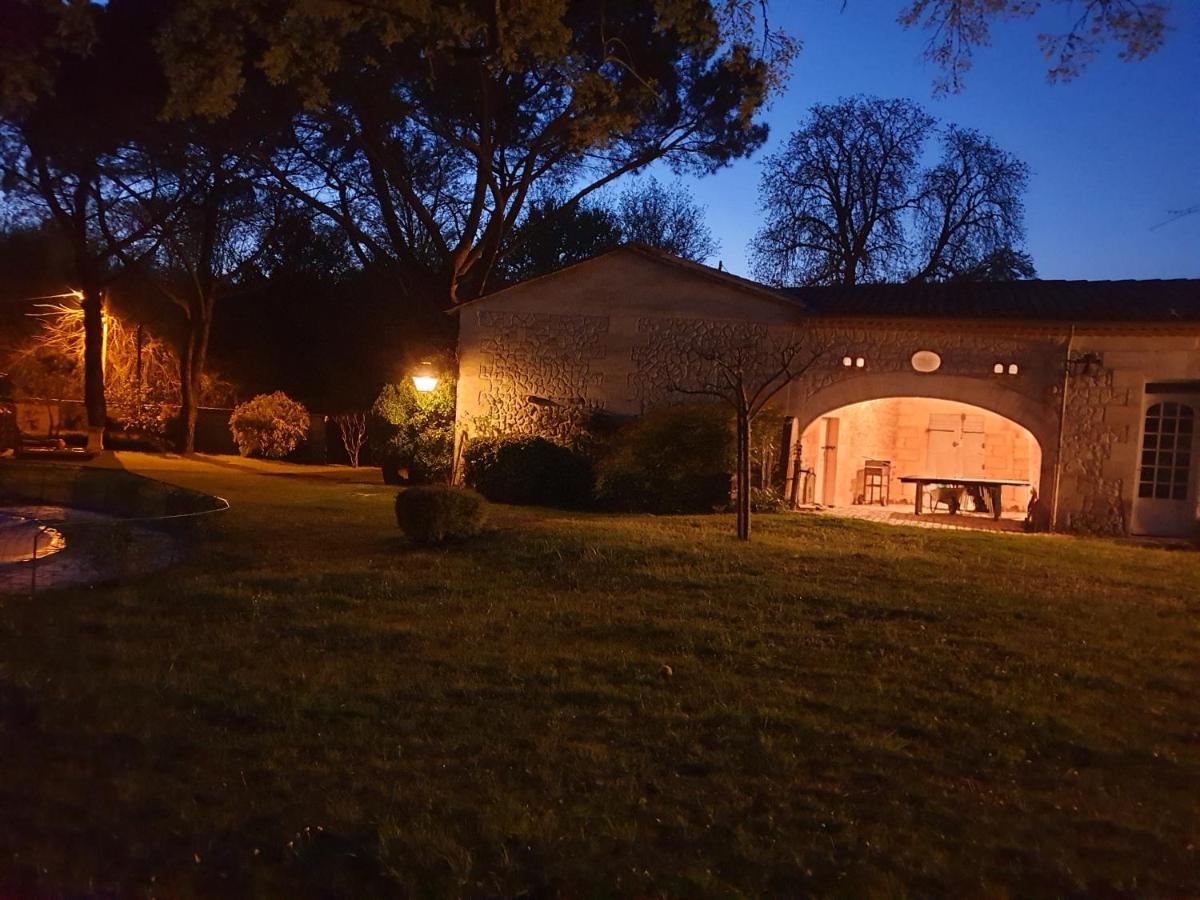 Chateau Rosemont - Grande Maison Familiale Campagne Dans Le Medoc Avec Piscine Et Tennis A 15 Mn Bordeaux Labarde Exteriör bild